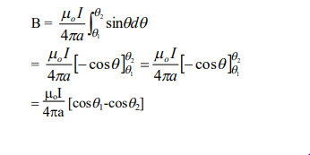 বিয়োঁ স্যাভাঁর সূত্রের প্রয়োগ