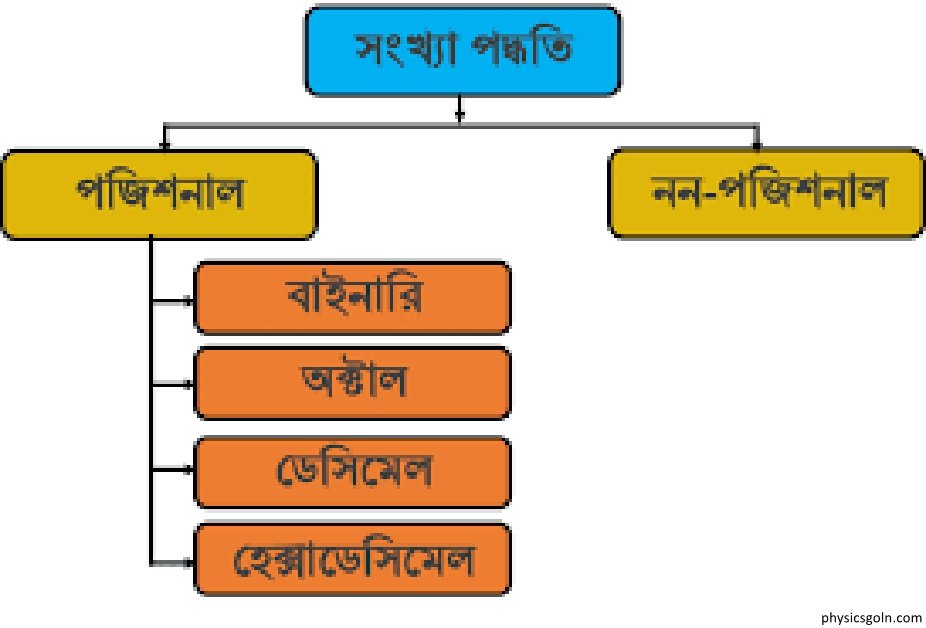 বিভিন্ন ধরনের নম্বর পদ্ধতি