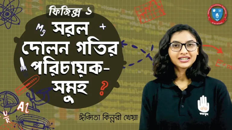 সরল দোলন গতি 2 সরল দোলন গতির পরিচায়ক সমূহ